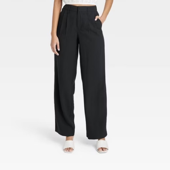 A New Day Women’s Straight Trousers Black NWT - Picture 3 of 3